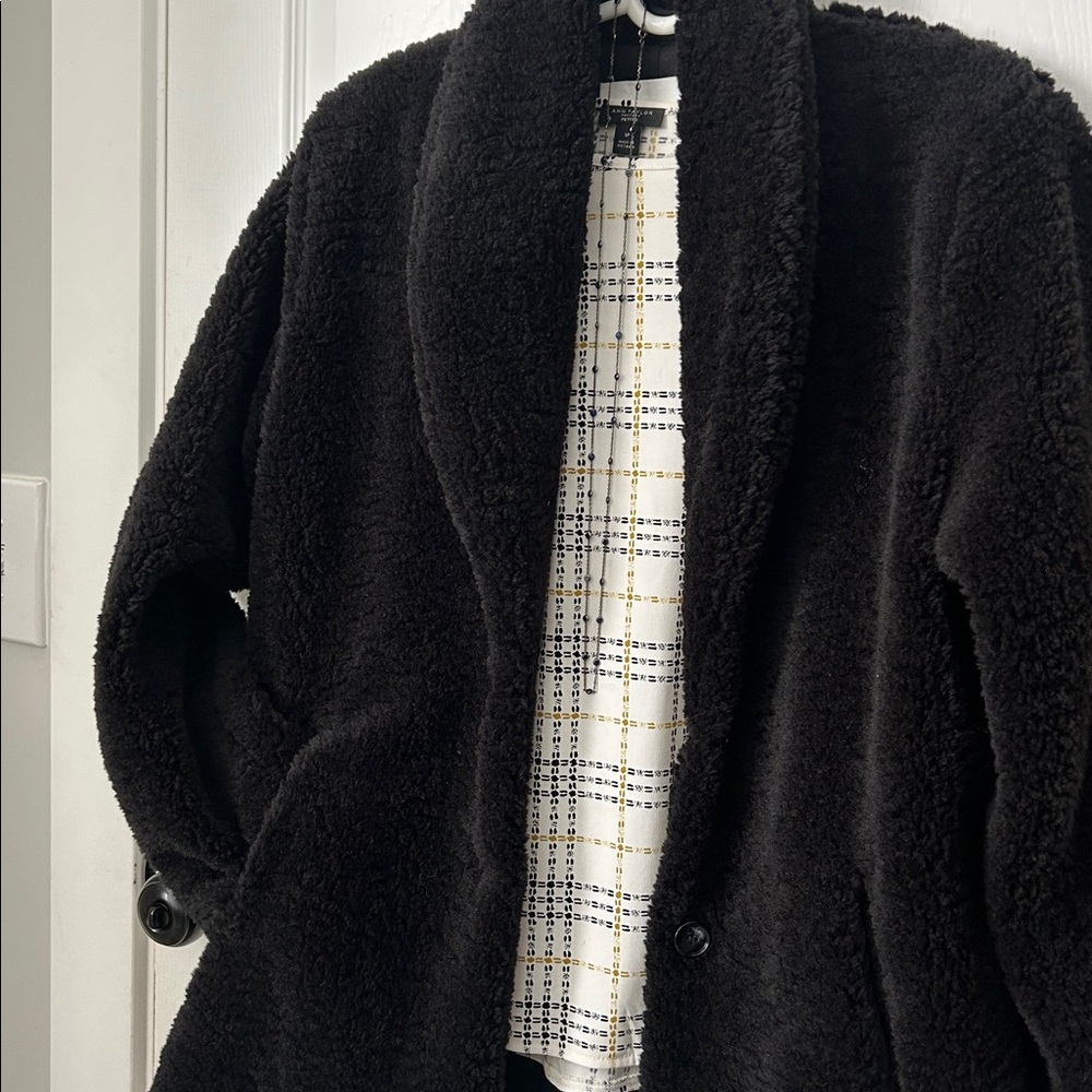 ba&sh Black Lady Coat